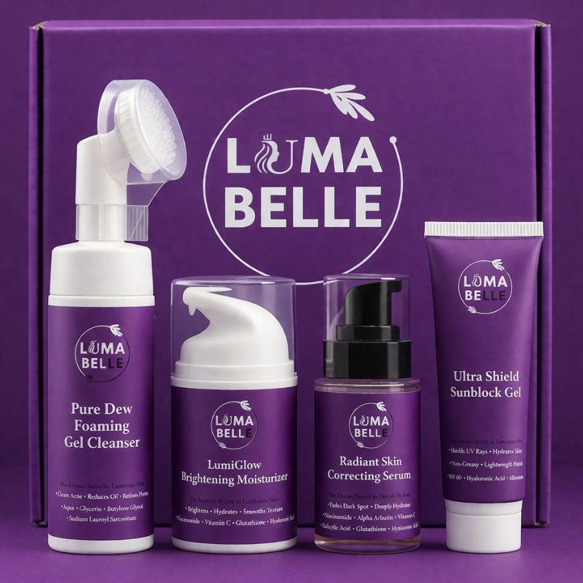 Luma Belle Complete Skincare Kit – Cleanse, Hydrate & Protect